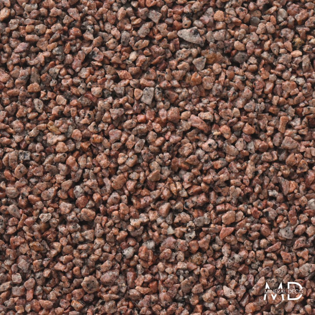 Graviers lavés séchés de granit rose 2/4 - VOLCANE Premium - Usage avec résine, origine granit, couleur rose_0