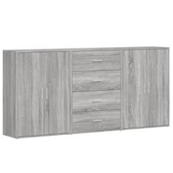 Helloshop26 - Buffet bahut commode armoire meuble de rangement organisateur cuisine salle de séjour salons 3 pcs sonoma 60 x 31 x 84 02_0037166 - 300_0