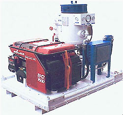Hydrogommeuse Skidmate - 18 CV essence, refroidisseur d'air, nettoyeur HP autonome 150 bars_0