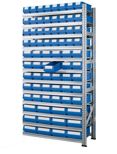 KIT SUIVANT RAYONNAGE AVEC 74 BACS TIROIRS MULTIBOX