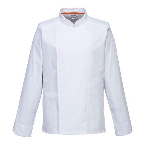 LOT DE 2 - PORTWEST C838 VESTE CUISINE MESHAIR PRO L/S BLANC - TAILLE XXXL