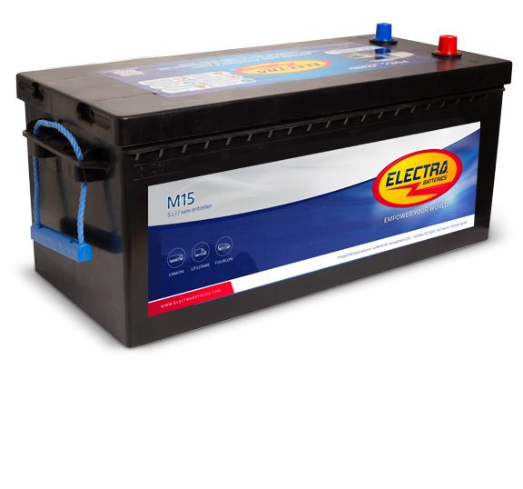 Batterie de démarrage Electra - Dimensions 513 x 223 x 215 mm - M15_0