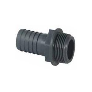 RACCORD PVC CANNELÉ À VISSER MÂLE 1''1/2 X 50