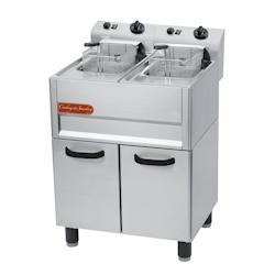 Materiel chr pro Friteuse Électrique sur Meuble Fermé 2 x 8 Litres   Série 600 - 0685071248065_0