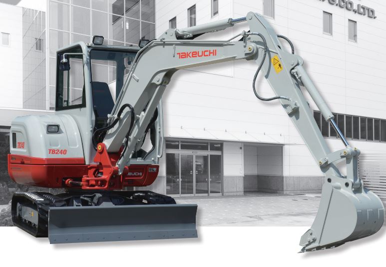 Mini-pelle  à déport conventionnel - Takeuchi TB240-DPF_0
