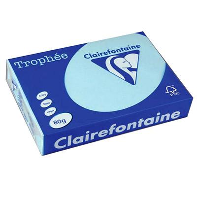 PAPIER COULEUR TROPHEE - BLEU VIF - 80 G - A3 - RAMETTE DE 500 FEUILLES