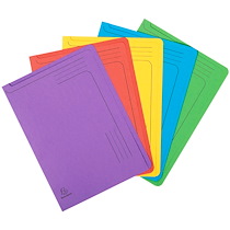 PAQUET 5 CHEMISES COIN FOREVER® - A4 - COULEURS ASSORTIES - LOT DE 8