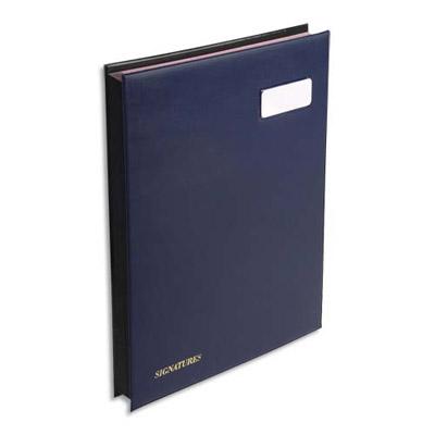 PARAPHEUR 24 COMPARTIMENTS CLAIRCELL - BLEU - COUVERTURE EN PVC EXPANSE