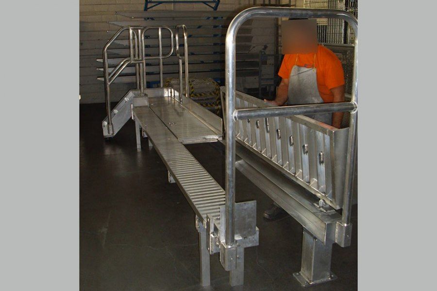 Passerelle amovible Lotus - adaptée pour surface de transit et intervention machine_0