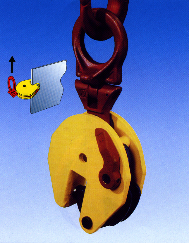 Pince de levage pour tôle - articulée - pour levage horizontal, vertical et oblique - capacité jusqu'à 30 000 kg_0