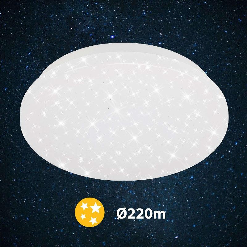 BRILONER PLAFONNIER LED VIPE, CIEL ÉTOILÉ LED, 22 CM