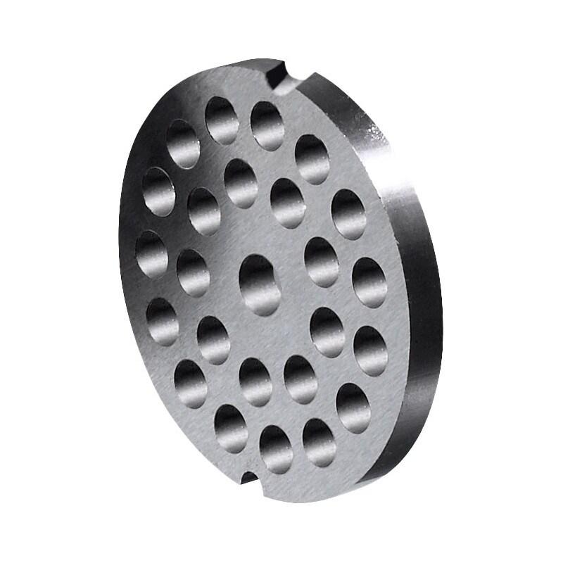 Plateau à trous pour hachoirs à viande type 42 ø 130 mm avec 2 encoches, trou ø 2 mm - VIRTUS - 0615402047401_0