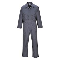 Portwest - Combinaison de travail à zip pour homme LIVERPOOL Gris Taille L - L gris 5036108099283_0