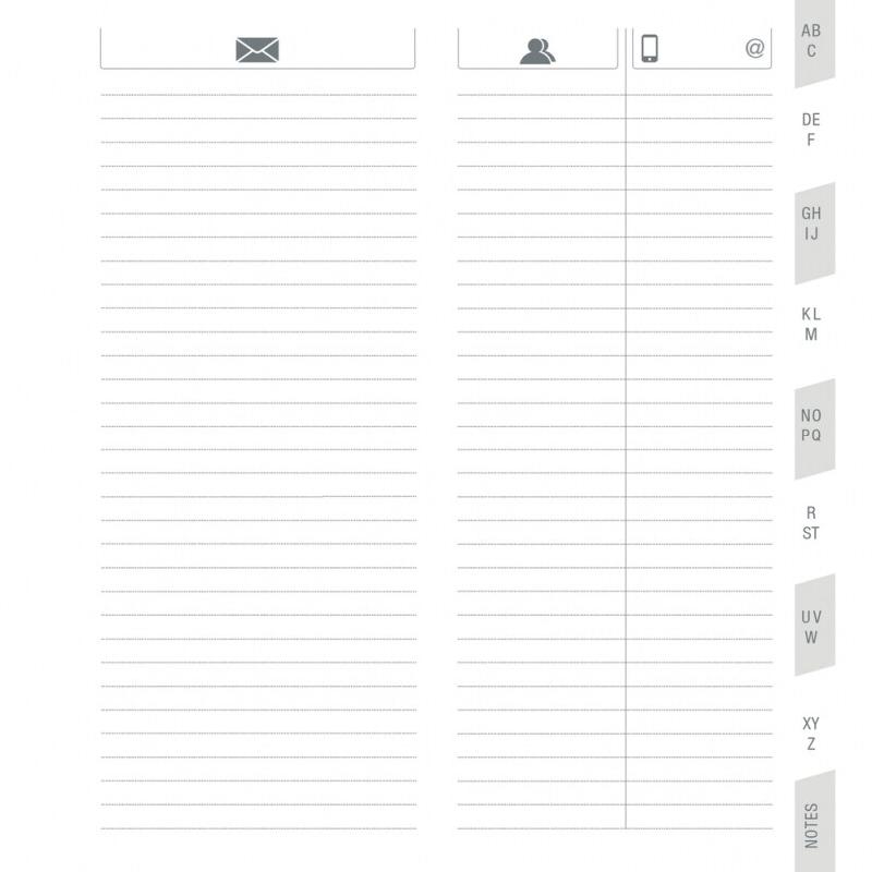 QUO VADIS Répertoire d'agenda 8,8x17, 32 pages indexées - 3371010111428_0