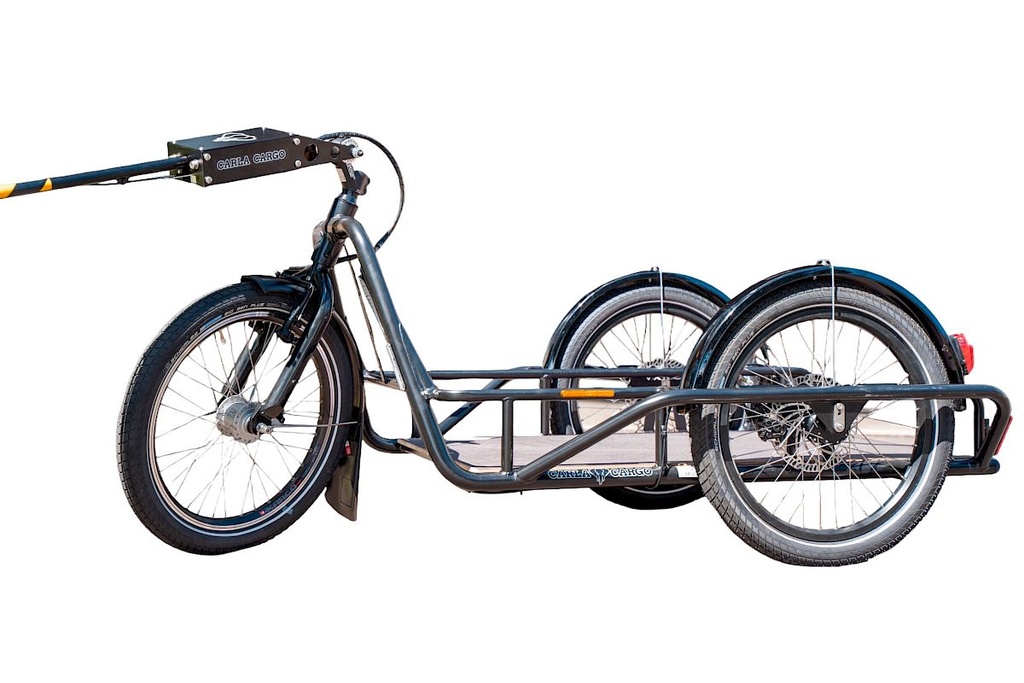 Remorque vélo mécanique professionnelle compacte et robuste - Capacité 200kg - Carla MINI compétition JHOG_0