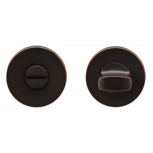 ROSACE 3 PIÈCES RONDE OPTIQUE BRONZE ANTIQUE EZ1332 BORD DROIT - CONDAMNATION KARCHER DESIGN