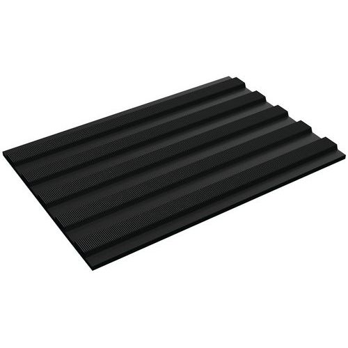 ROULEAU 10M REVETEMENT PVC SOUPLE NOIR FLEXIPLAST - PLASTEX