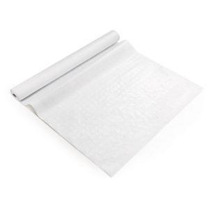 ROULEAU DE NAPPE PAPIER DAMASSÉ BLANC 1,20 X 6 M