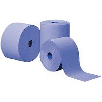 ROULEAU PAPIER NETTOYANT, 220 X 350 MM, BLEU - LOT DE 2