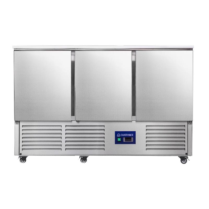 Saladette réfrigérée GN1/1 positive 3 portes 400L CUISTANCE_0
