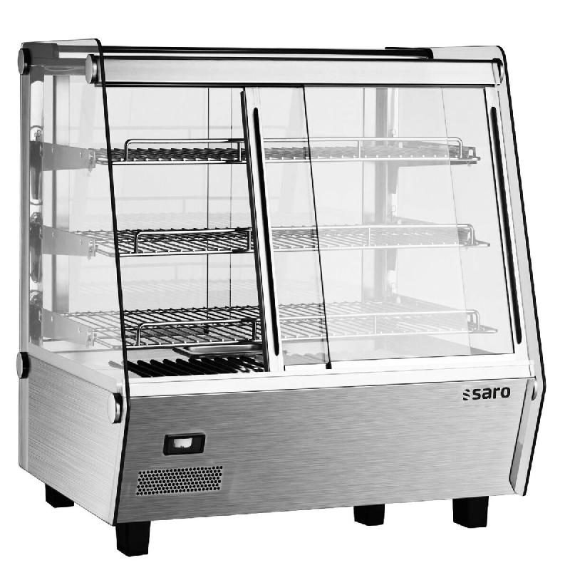Vitrine chauffante SELF 165W portes coulissantes - 98 L - SARO - 330-3520_0
