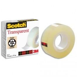 SCOTCH RUBAN ADHÉSIF TRANSPARENT 19MM X 33M EN BOÎTE INDIVIDUELLE 550