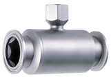 Séparateur à tube série 1620 - raccord Clamp ISO 2852 - membrane moulée Baumer Bourdon-Haenni - acier inox_0