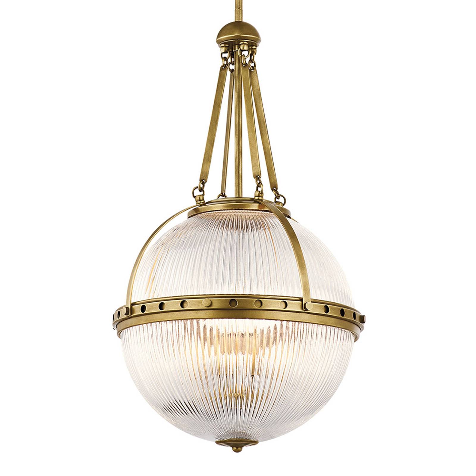 KICHLER SUSPENSION SPHÉRIQUE ASTER, LAITON