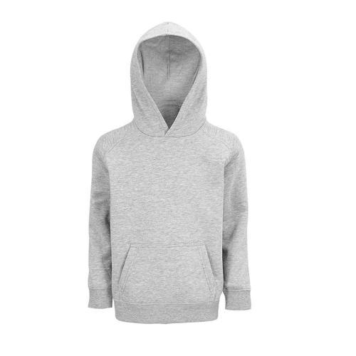SWEAT PERSONNALISABLE ENFANT COTON ORGANIQUE BIO GRIS CHINÉ