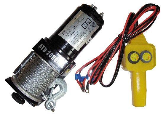 Treuil Acimex sur batterie - 1 tonne, compact et portable pour travaux forestiers et chantiers_0