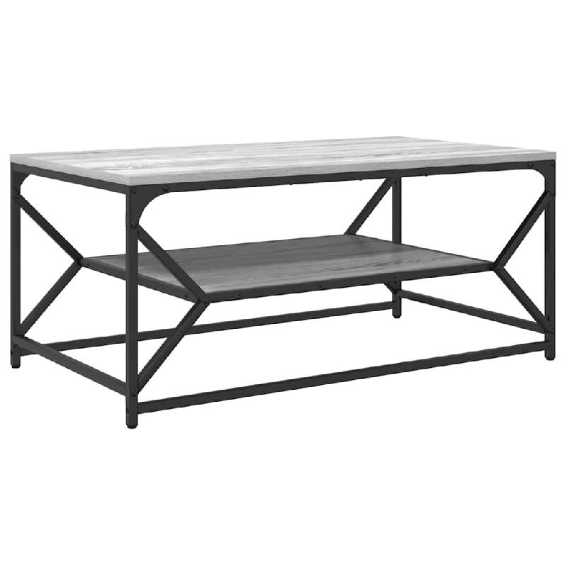 VidaXL Table basse Gris Sonoma 90 x 50 x 40 cm Modèle Grandezza Royale - 868234_0