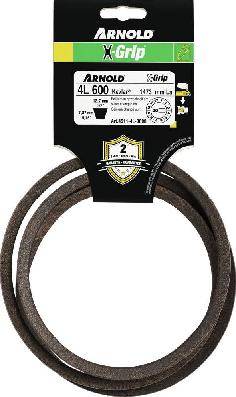 Courroie trapézoïdale X-Grip V - type 4L600_0