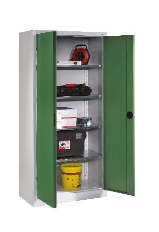 ARMOIRE POUR CHARGES LOURDES - 4 TABLETTES - L/H/P 120X195X50 CM BLEU - MANUTAN COLLECTIVITÉS