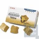 3 BATONNETS D'ENCRE SOLIDE JAUNE POUR XEROX PHASER 8500/8550