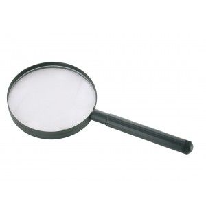 Loupe Focalis ronde - Optico-Paris SAS - diamètre 70 mm - grossissement 3x / 6x - monture métal noir_0