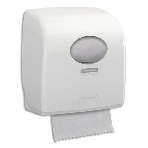 Aquarius distributeur slimroll blanc en plastique, pour essuie-mains en rouleaux l32,4 x h29,7 x l19,2 cm_0