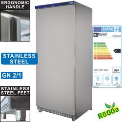 Armoire frigo gn 2/1 ventilée 600 litres inox 600 litres jumbo line 780x740xh1925 - PV600X-R6_0