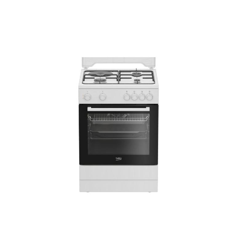 BEKO cuisinière mixte 73l 4 feux blanc FBS63121WD - blanc 8690842699429_0