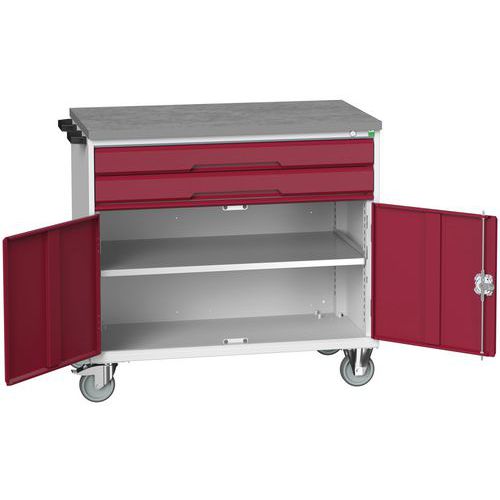 BOTT 1 SERVANTE ROULANTE VERSO 1050 X 550 X 980 - BOTT