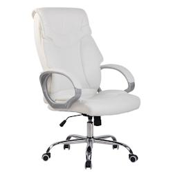 CLP Fauteuil de bureau TORRO Blanc - blanc polyester 19392402_0