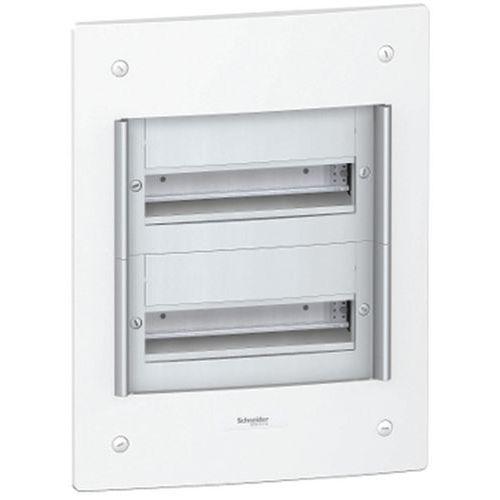 COFFRET ENCASTRÉ - 2 RANGÉES 13 MODULES - PRAGMA - SCHNEIDER ELECTRIC