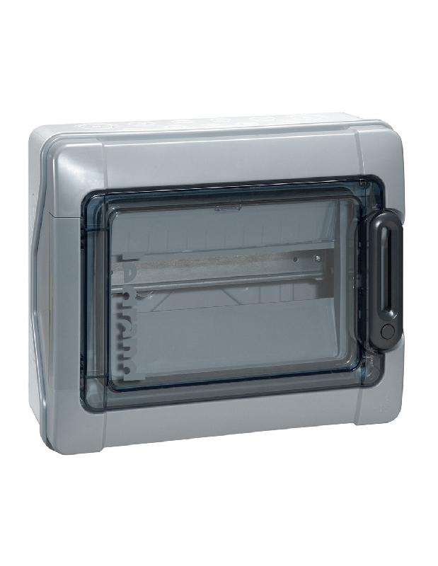 COFFRET ÉTANCHE PLEXO AVEC EMBOUTS À PERFORATION DIRECTE PRÉMONTÉS GRIS 13 MODULES - LEGRAND - 001921