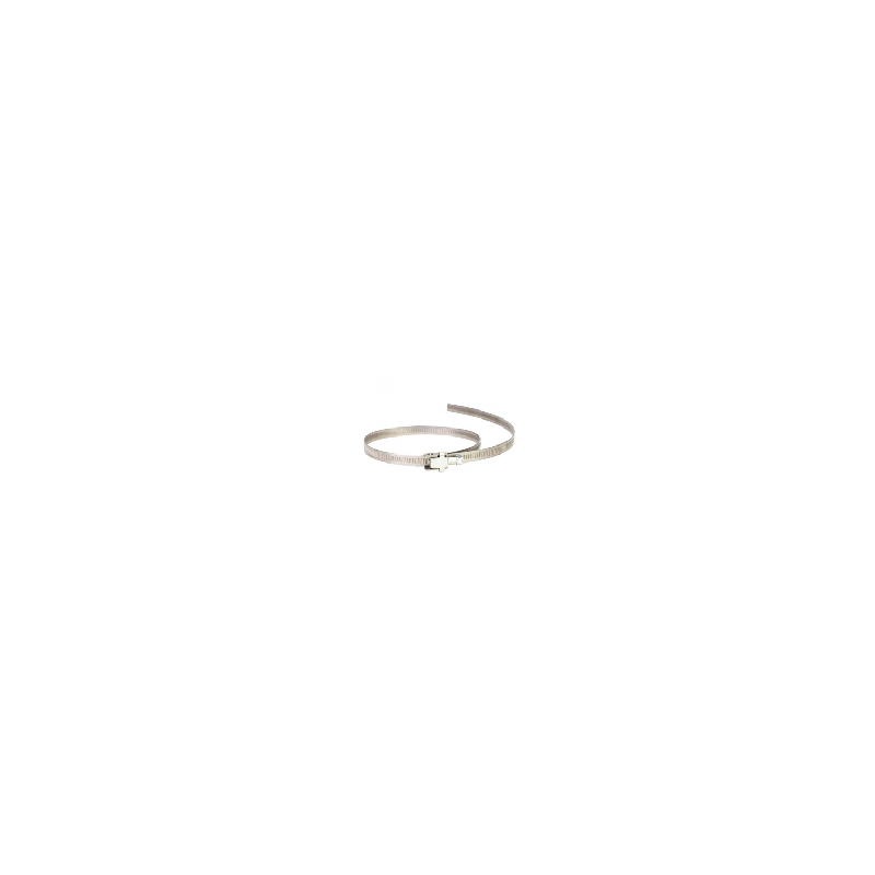 Collier de serrage à tête basculante - bande pleine 9mm - Ø9400 - inox AISI 430 - DIN 3017_0