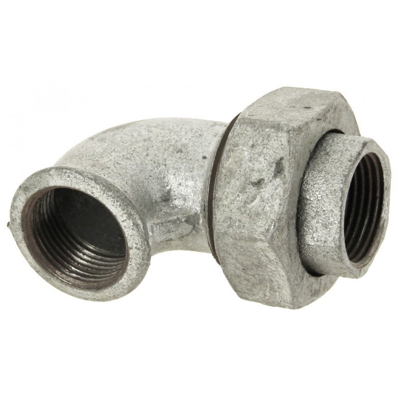 COUDE UNION FEMELLE-FEMELLE 90° GALVA 96 - 50/60 - VIRFOLLET - 09605008