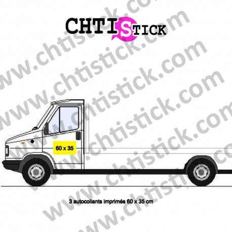 E MQ2 x 2 - Marquage véhicule pour camion dépanneuse, plateau ou remorque - Chistick_0