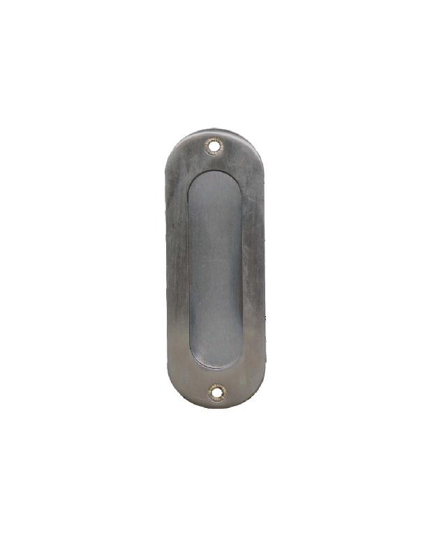 POIGNÉE CUVETTE INOX OVALE 120 - IN012NEW