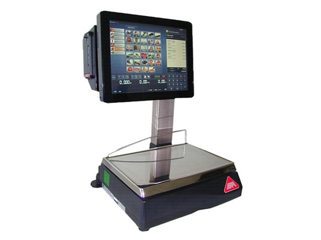 Exa - Balance de commerce SCALEPOS avec écran tactile et technologies intégrées de pesage et PC_0