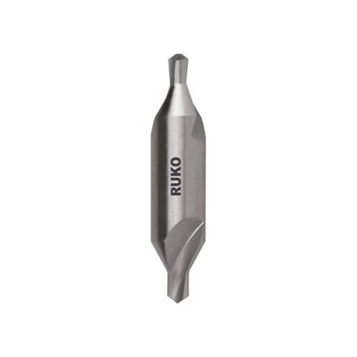 FORET À CENTRER HSS DIN333 - FORME A - SÉRIE 217 - DIAMÈTRE 2,5 MM - 217025 RUKO