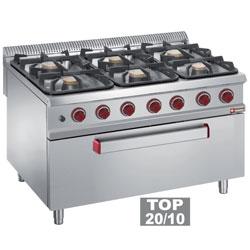 Fourneau 6 feux - Maxi four gaz - Master 900 G9/6BFM12_0