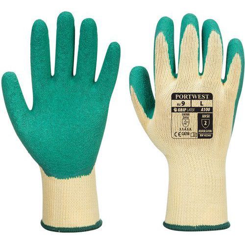 GANT DE MANUTENTION ENDUIT LATEX A100 VERT 10 - PORTWEST